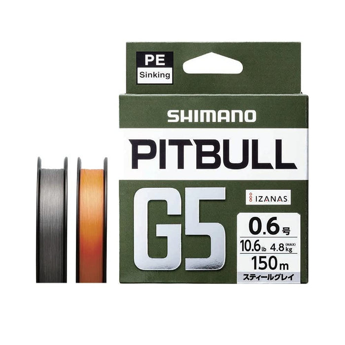 Shimano Pitbull G5 钢灰色 100M 0.6 LD-M41U 钓鱼线