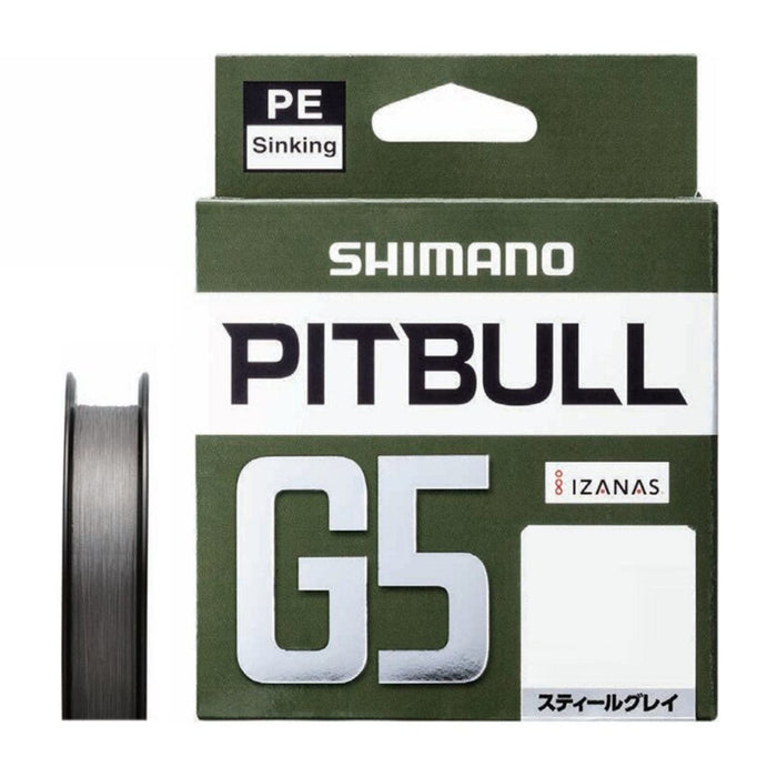 Shimano Pitbull G5 100M Steel Gray 0.8 | High-Performance Shimano Line