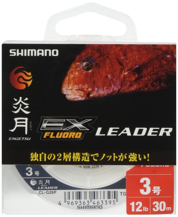 Shimano Engetsu Madai Ex Fluorocarbon Fishing Line 30M #3.0 Clear