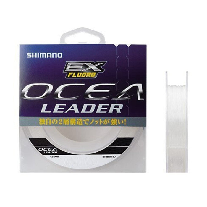 Shimano Ocea Ex Fluorocarbon Fishing Line 80Lb 50M Clear