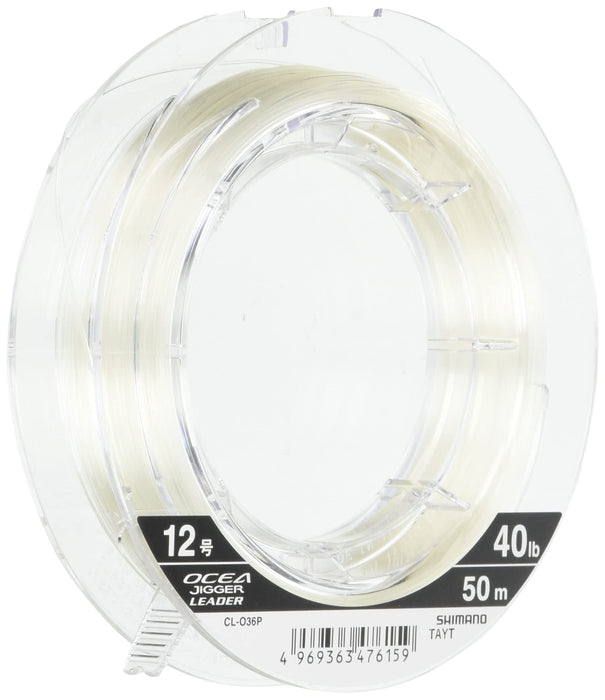 Shimano Ocea Jigger Master Fluorocarbon Fishing Line 50M 40Lb Pure Clear