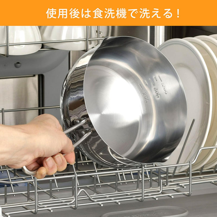Shimomura Sales Yukihira Pot 18cm Dishwasher Safe 1.9L Stainless Steel Japan-Kiichin - The #1 Place for Japanese Goods in Your Hand!