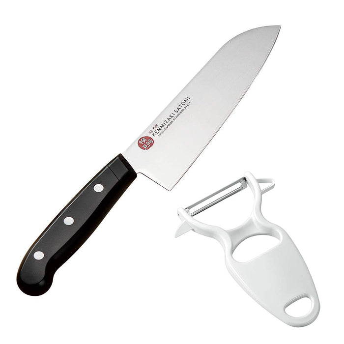 Shimomura Kogyo Santoku & Gyuto Knife Set 2pc KZ-BJB2A Japan Niigata-Kiichin - The #1 Place for Japanese Goods in Your Hand!