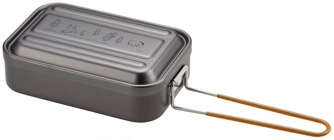 Skater Aluminum Messtin Mess Box 850mL Disney Winnie the Pooh Outdoor Cookware