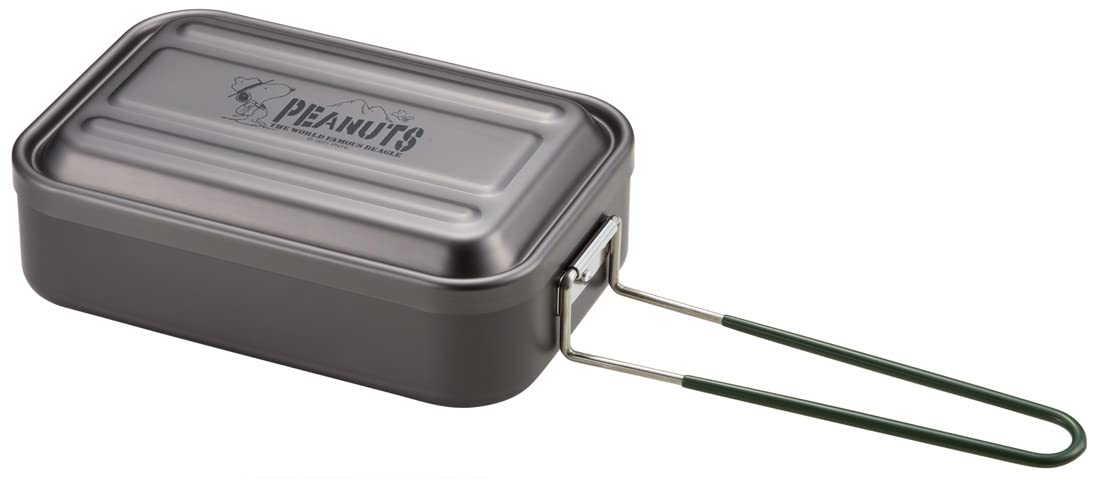 Skater Snoopy 1000Ml Aluminum Mess Box with Scale for Camping