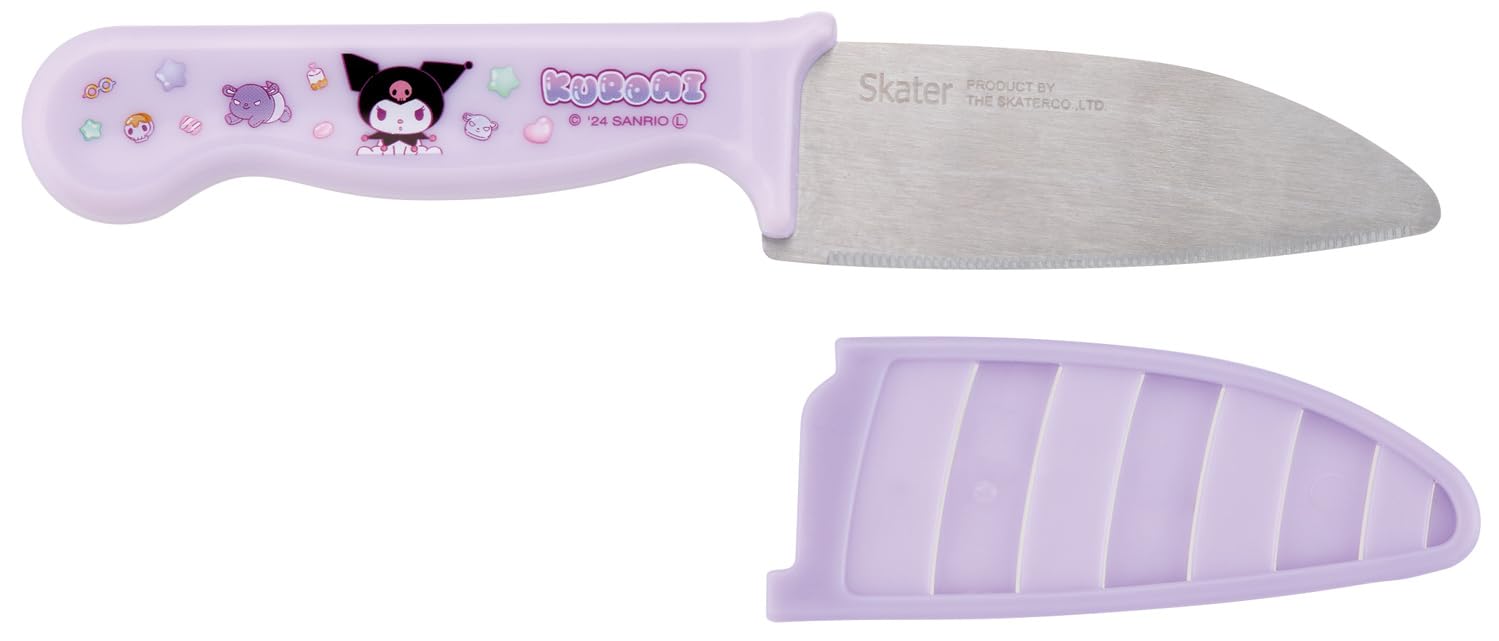 Skater Children's Safety Knife 9cm with Sanrio Kuromi Design