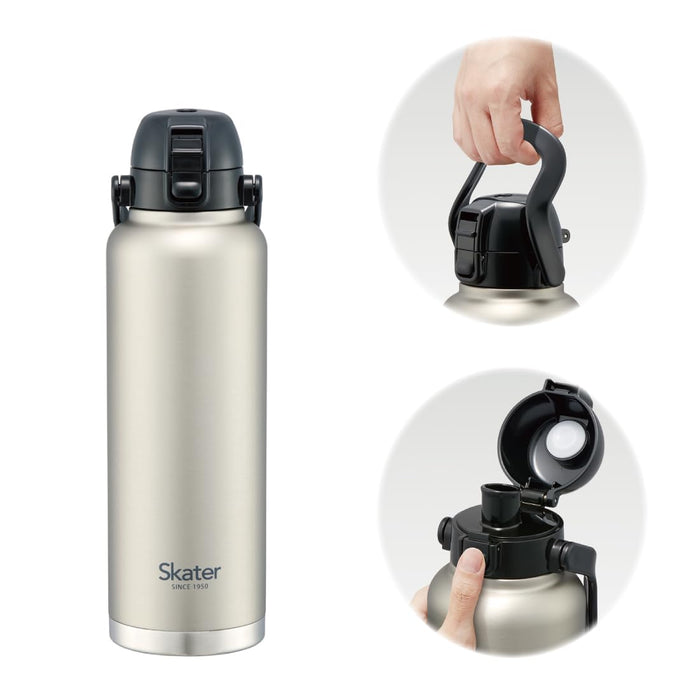 Skater 1500Ml Silver Direct Bottle With Handle Water Bottle Mug STD15H-A