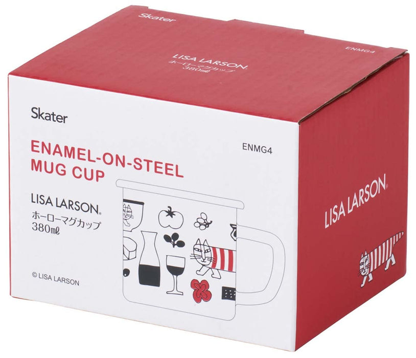 Skater Enamel Mug 380ml Lisa Larson Design Kitchen Enmg4-A