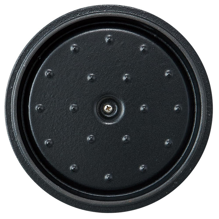 Skater Ih Compatible Iron Cocotte Pot 16cm Leaf Green Double Handle Enameled