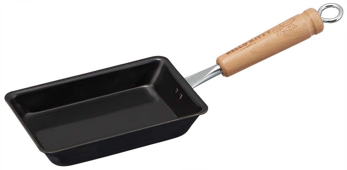 Skater Iron Egg Pan 13x20 cm Hello Kitty IH & Gas Friendly Sanrio Japan Made