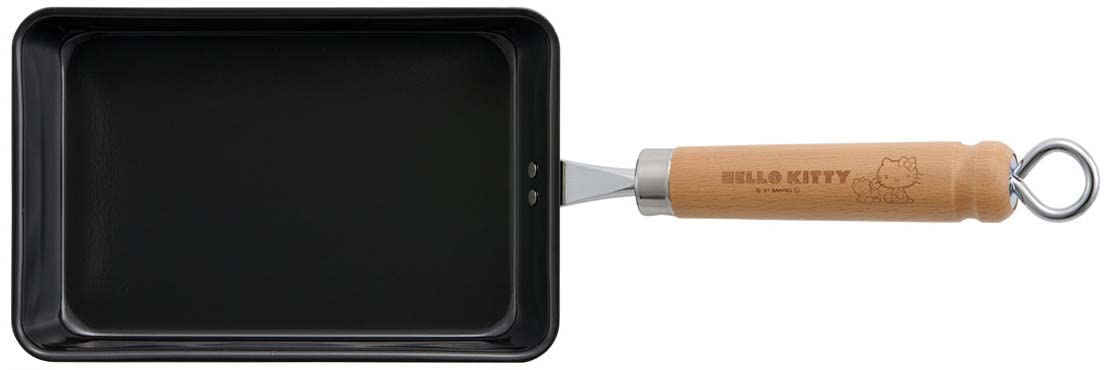 Skater Iron Egg Pan 13x20 cm Hello Kitty IH & Gas Friendly Sanrio Japan Made