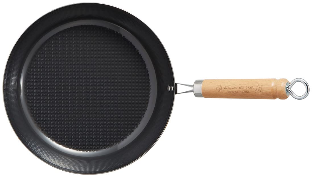 Skater Iron Embossed 24Cm Frying Pan Disney Pooh Japan Gas & IH Compatible