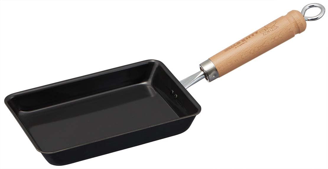 Skater Iron Mini Tamagoyaki Pan 10x16cm Hello Kitty Sanrio Japan Made