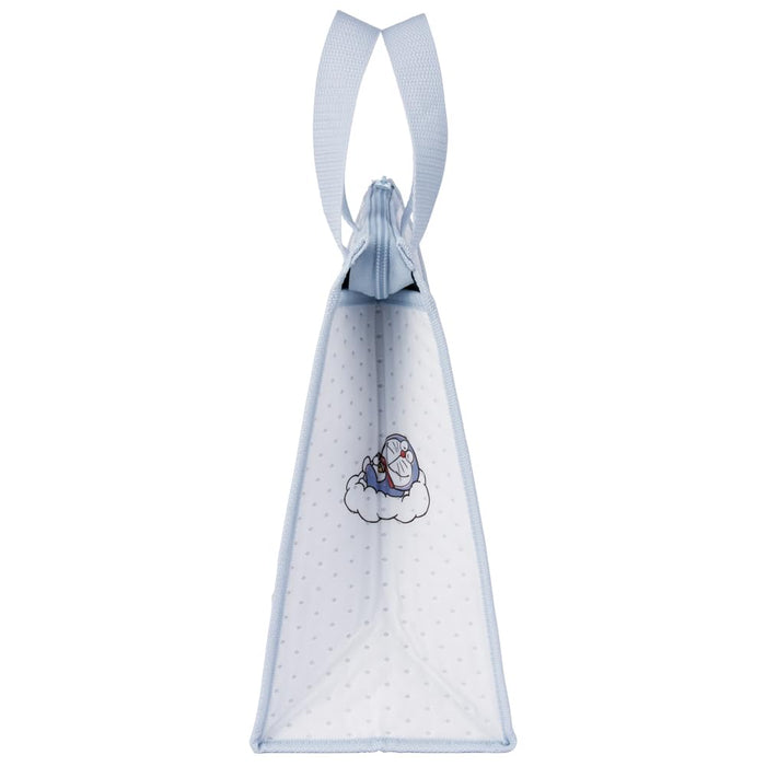 Skater Lunch Bag Non-Woven Cooler with Doraemon Sky Walk Design Sanrio