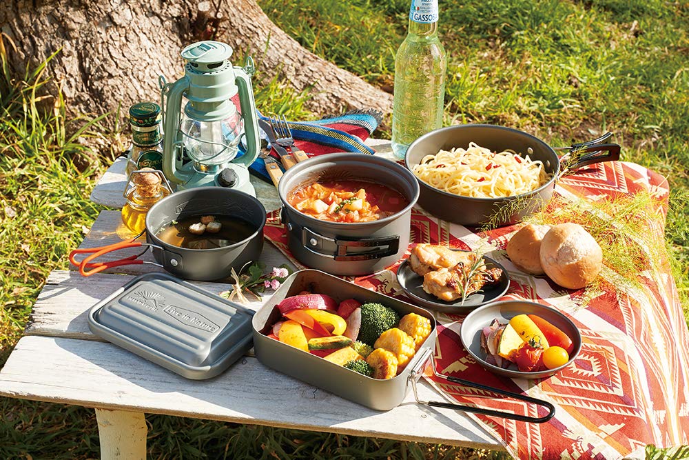 Skater Messtin Mess Box 850ml with Scale | No Seasoning Needed | Outdoor Ready