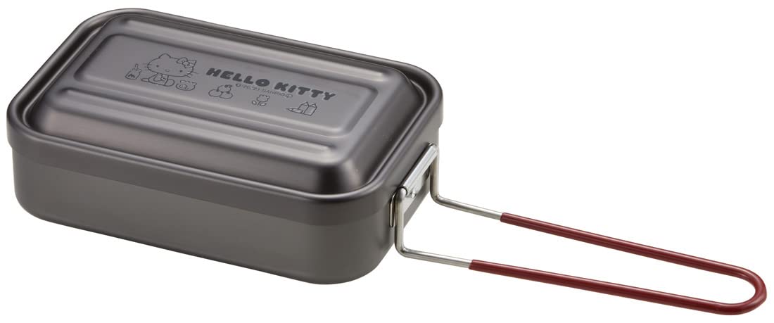 Skater Hello Kitty 600ml Outdoor Messtin Box No Seasoning Needed