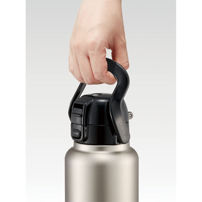 Skater 1000ml Stainless Steel Water Bottle with Handle Silver
