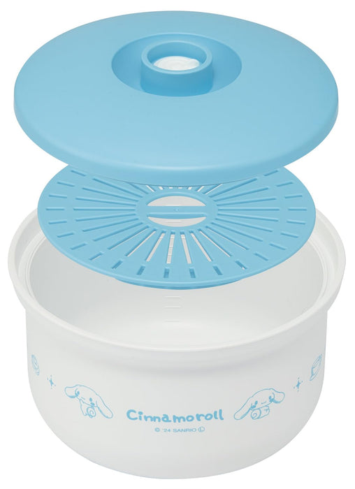 Skater Vacuum Rice Container 3 Cups with Pump - Sanrio Cinnamoroll Made in Japan