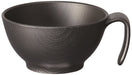 Skater Soup Bowl 340ml Black Wood Grain w/Handle NBLs2H Made in Japan-Kiichin - The #1 Place for Japanese Goods in Your Hand!