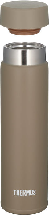 Thermos 180ml Olive Brown Vacuum Insulated Pocket Water Bottle Small Capacity-Kiichin - The #1 Place for Japanese Goods in Your Hand!