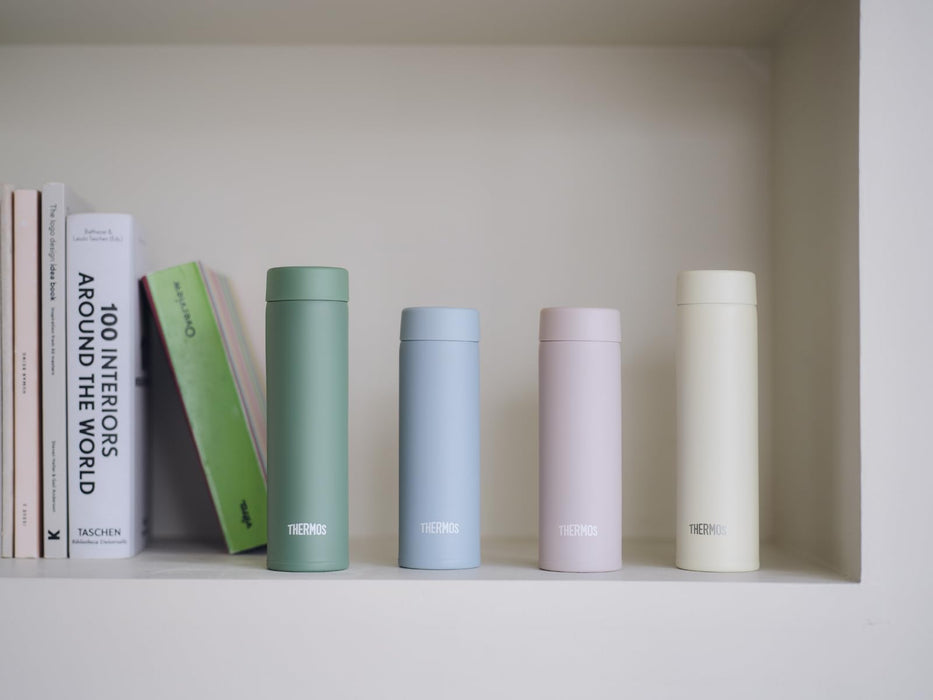 Thermos 180ml Olive Brown Vacuum Insulated Pocket Water Bottle Small Capacity-Kiichin - The #1 Place for Japanese Goods in Your Hand!