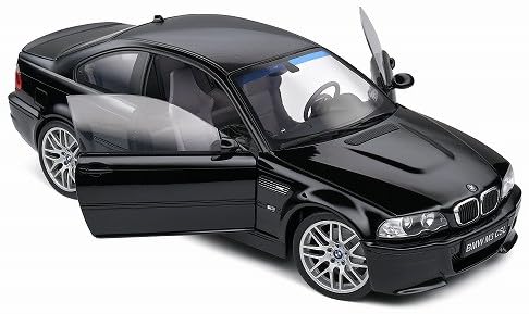 Kyosho 1/18 BMW E46 M3 CSL 2003 Black Diecast Car S1806506