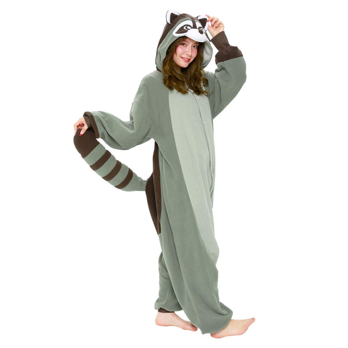 Southwark Fleece Raccoon Kigurumi by Sazac