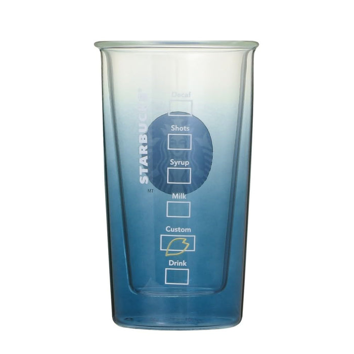 Starbucks Sakura2025 Double Wall Glass 355Ml Night Blue Sakura Cherry Blossom-Kiichin - The #1 Place for Japanese Goods in Your Hand!