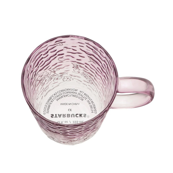 Starbucks Sakura2025 Pink 355Ml Heat-Resistant Cherry Blossom Glass Mug-Kiichin - The #1 Place for Japanese Goods in Your Hand!