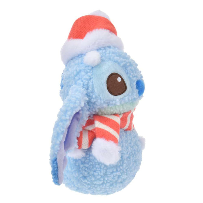 Japan Disney Store Stitch Plush Snowmen Soft Toy for Kids