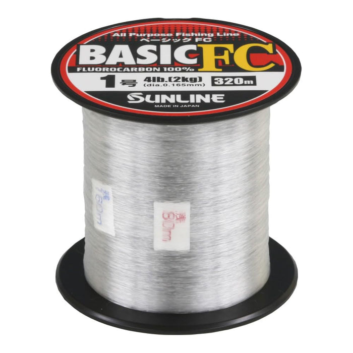 Sunline Basic Fc 320M Fluorocarbon Clear Fishing Line 1.75