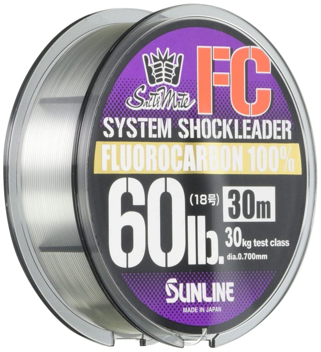 Sunline Harris Saltymate System 60 磅 30 米 Shock Leader FC 18#