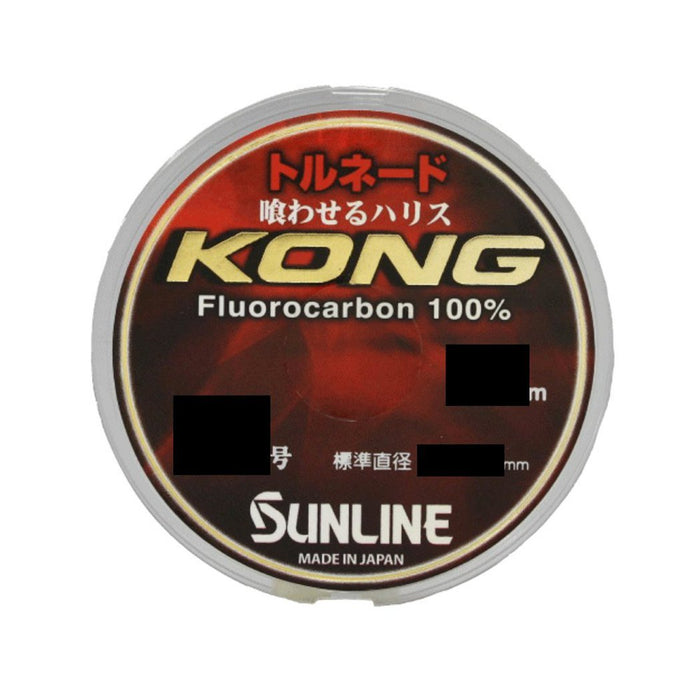 Sunline 氟碳釣魚線 Harris Tornado Kong 60M 0.6 自然色