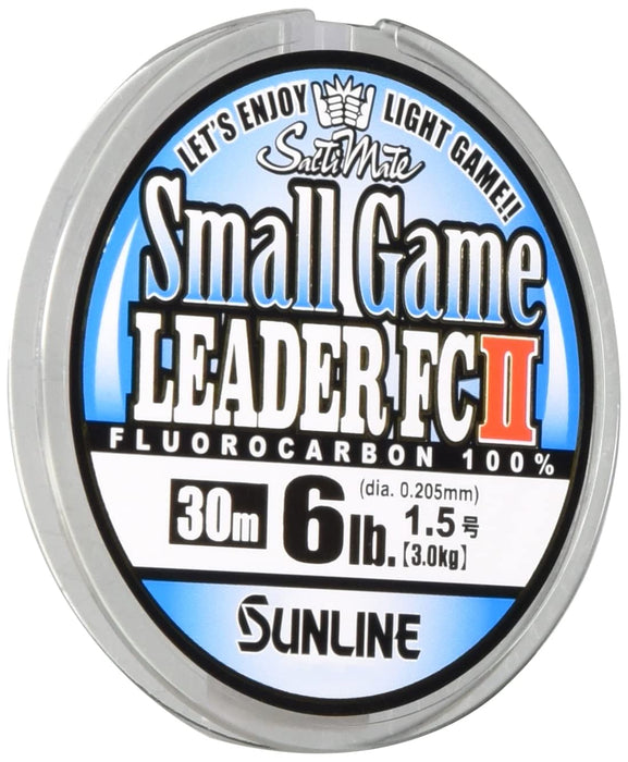 Sunline Saltymate Fluorocarbon Leader 30M 1.5 6Lb Natural Clear