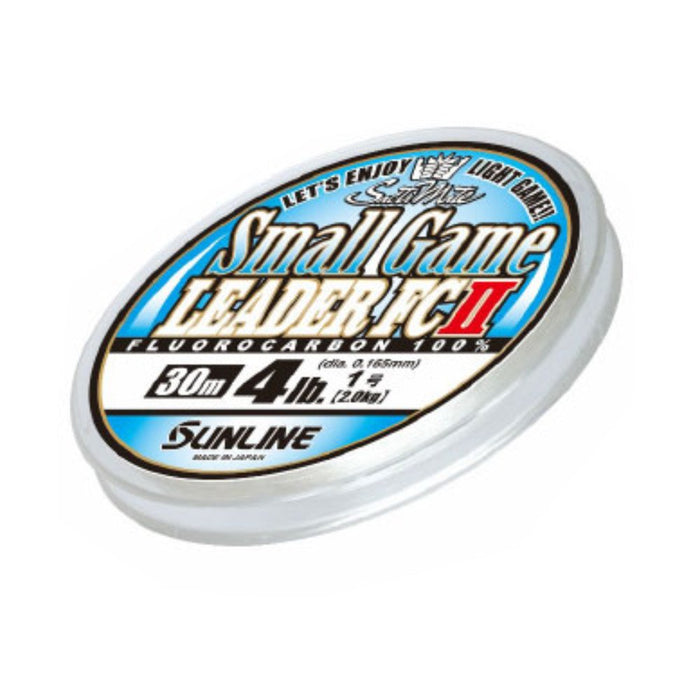 Sunline Saltymate Small Game Fluorocarbon Leader 30M 4Lb Natural Clear