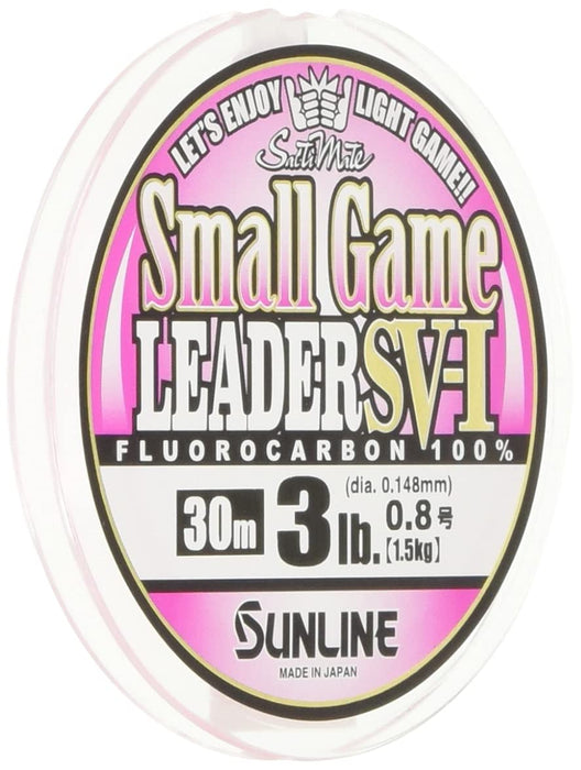 Sunline Saltymate Small Game Fluorocarbon Leader 30M 3Lb Magical Pink