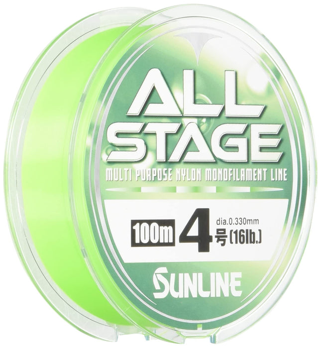 Sunline All Stage 霧面綠色釣魚線 100M 16Lb 4號