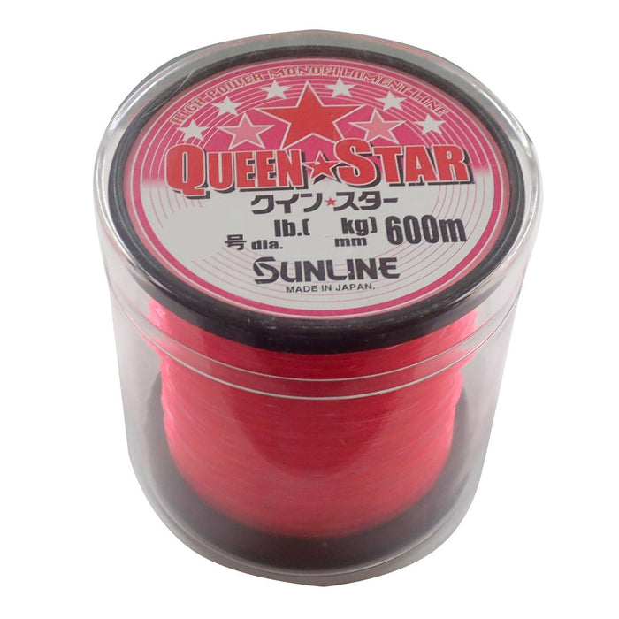 Sunline Nylon Line Queen Star 600M #12 Pink - Premium Fishing Line