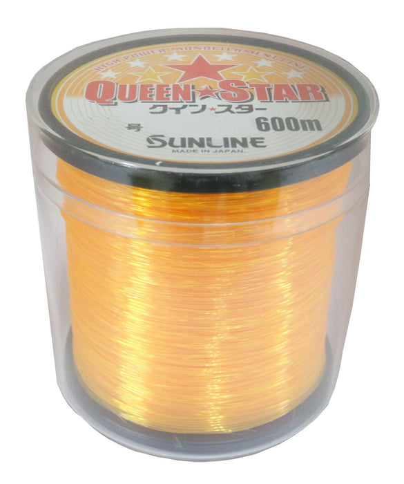 Sunline 尼龍釣魚線 Queen Star 600M #16 黃色耐用品質