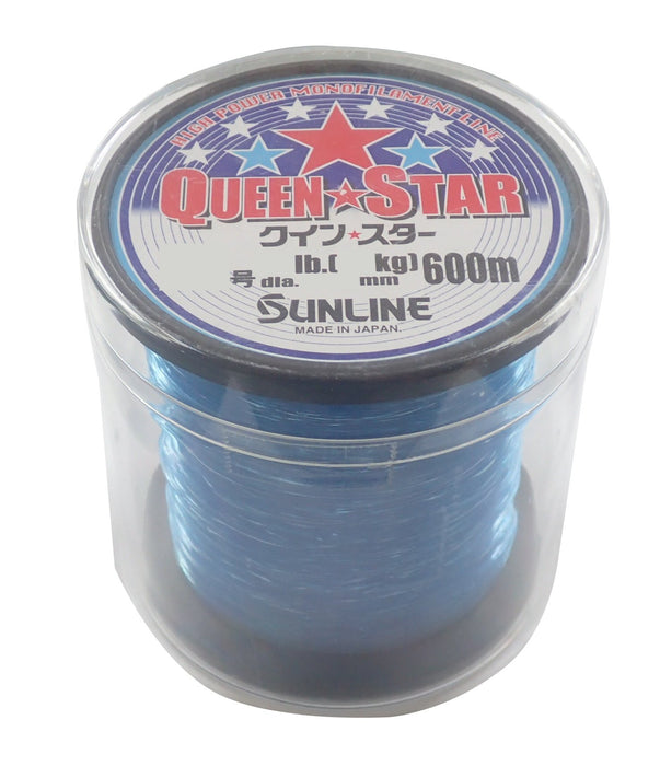 Sunline Nylon Line Queen Star 600M #20 Blue – Durable Fishing Line