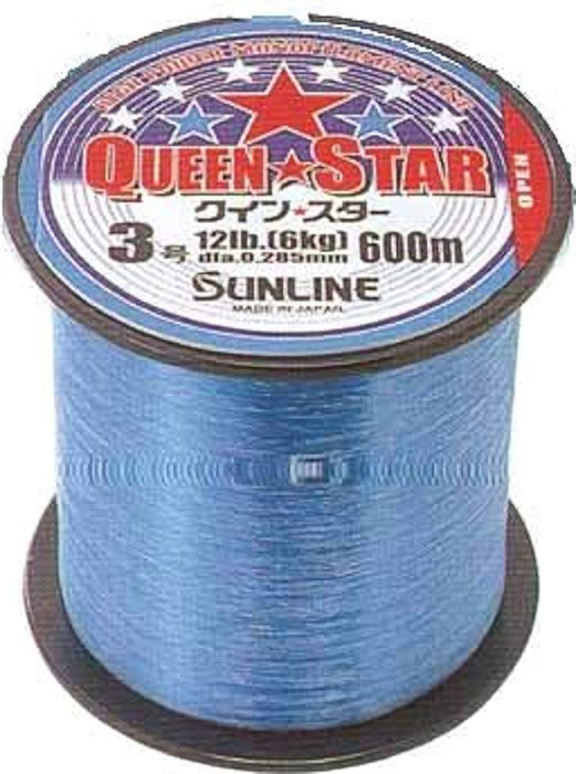 Sunline Queenstar Nylon Fishing Line 600M No. 3 Blue