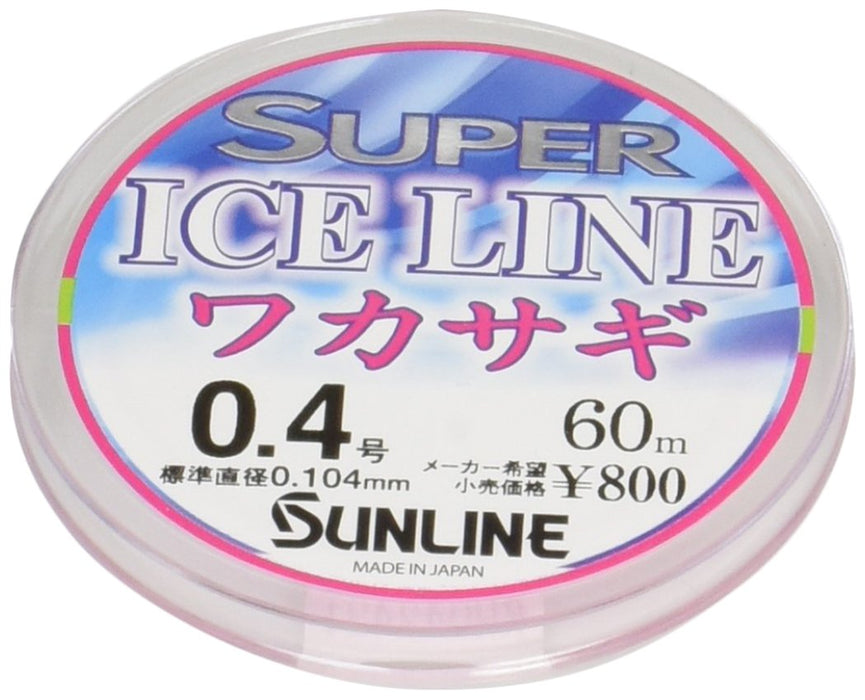 Sunline Nylon Line Super Ice Smelt 60M 0.3mm Durable Fishing Line