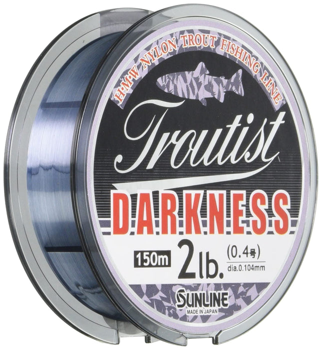 Sunline Troutist Darkness Nylon Line 150M 0.4 2Lb High Grade