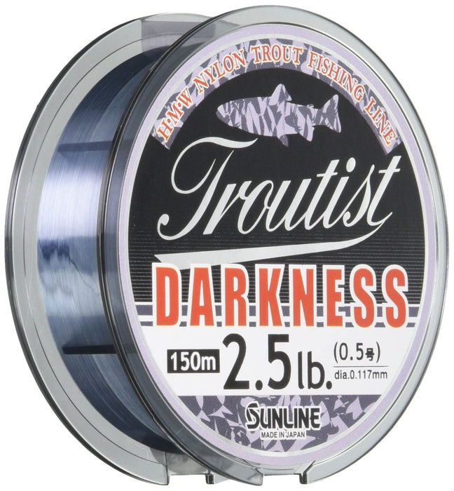 Sunline Troutist Darkness 150M 0.5 2.5Lb 高級尼龍釣魚線