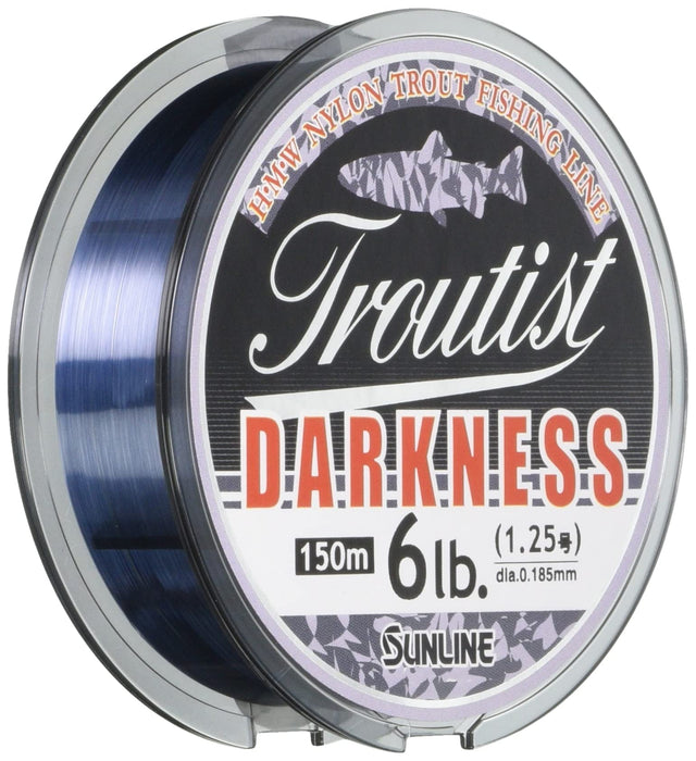 Sunline Nylon Line Troutist Darkness 150M 1.25 6Lb Fishing Line