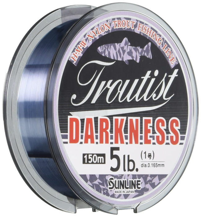 Sunline Nylon Line Troutist Darkness Hg 150M No. 1 5Lb