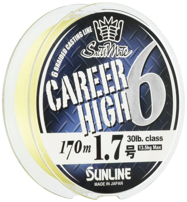 Sunline Pe Line Saltymate Career High 6 170M 30Lb Champagne Gold Bundle