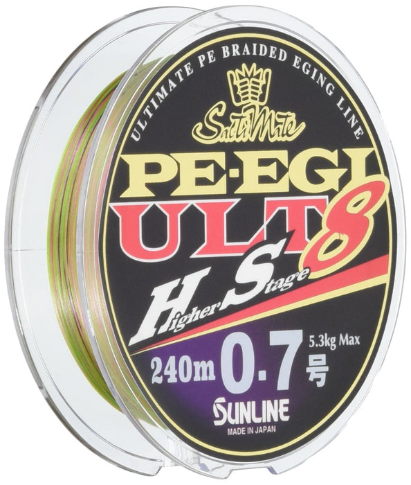 Sunline Saltymate Egi Ult HS8 PE 线 240M 0.7mm 5.3Kg 8 件