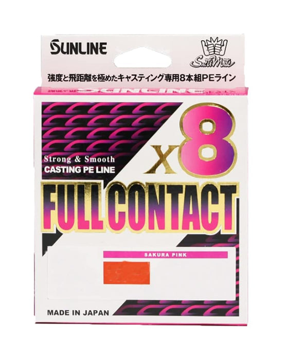 Sunline Saltymate Full Contact X 8 300M Roll No 12 Durable Fishing Line