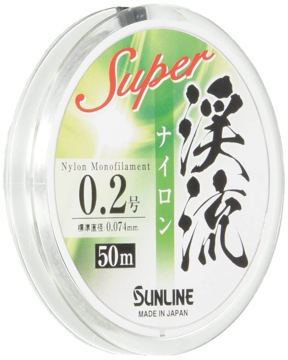 Sunline Super Stream Nylon Fishing Line 50M 0.2 Clear